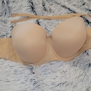 Freya sz 34I nude strapless underwire bra